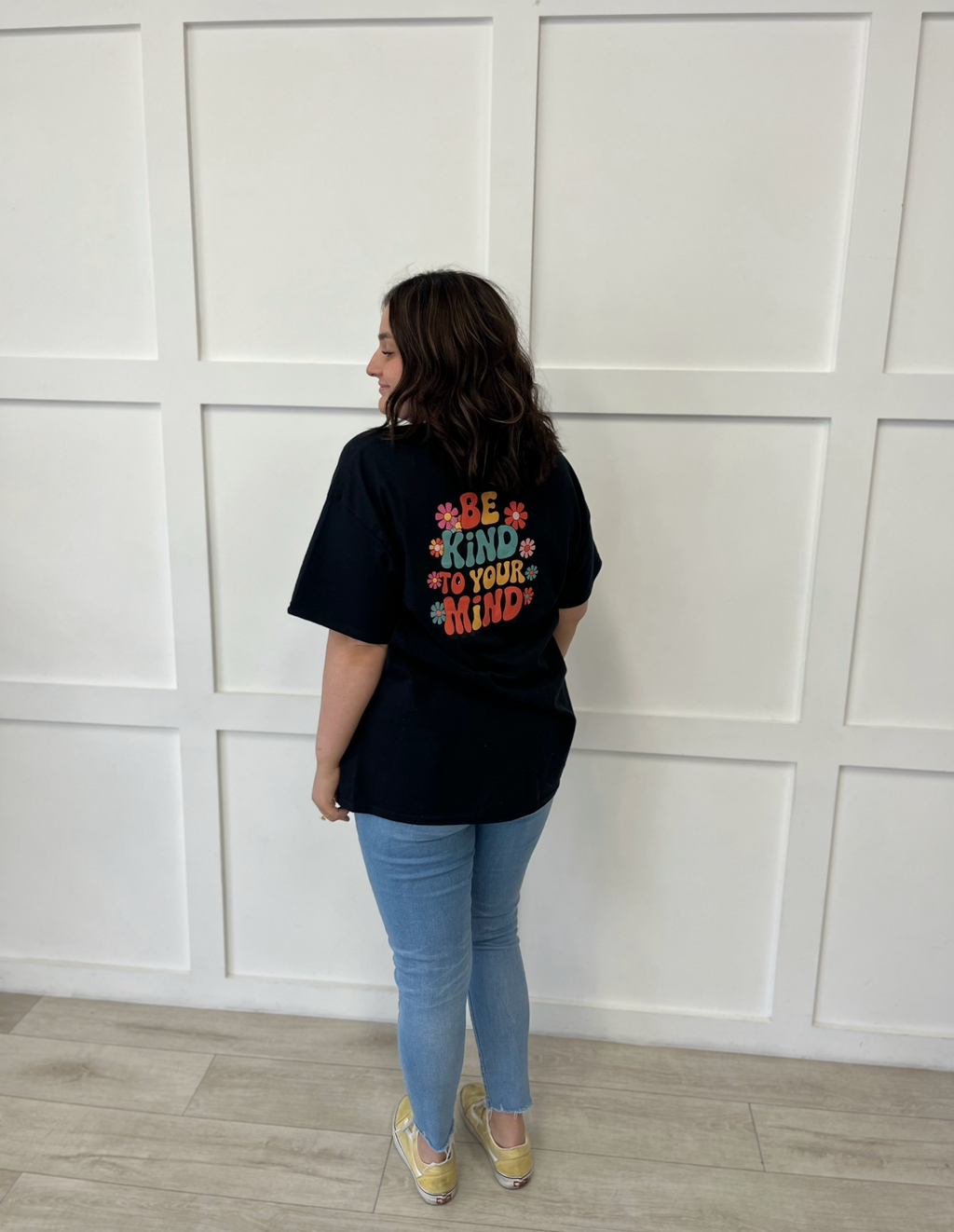 “Be Kind To Your Mind” black tshirt