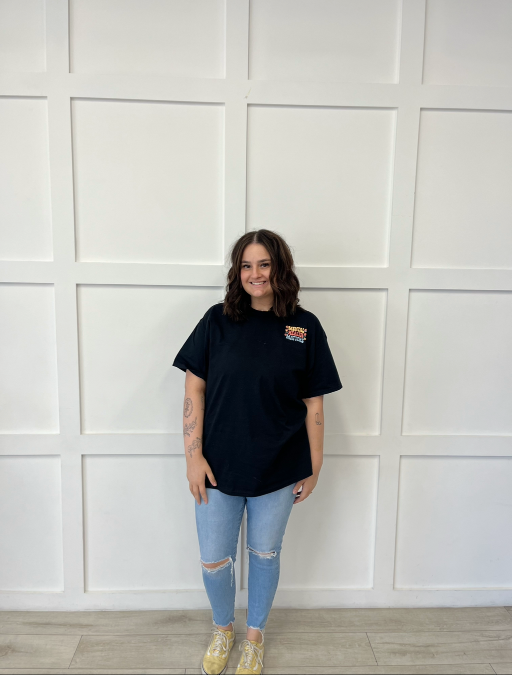 “Be Kind To Your Mind” black tshirt